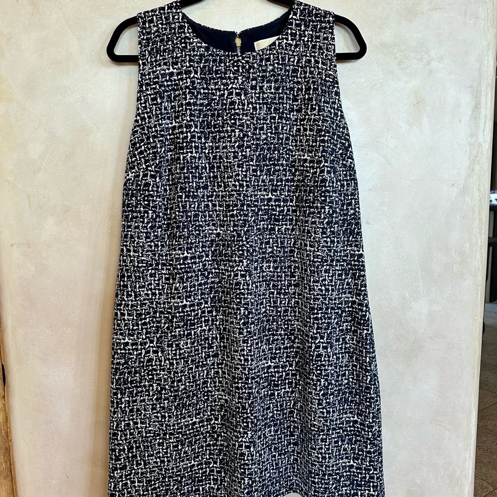 Michael Kors Sleeveless Black Bone Dress Size XL
